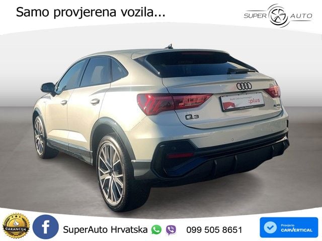 Audi Q3 Sportback 45 TFSI (245 KS) quattro S tronic S line LED+GR SJED+ACC