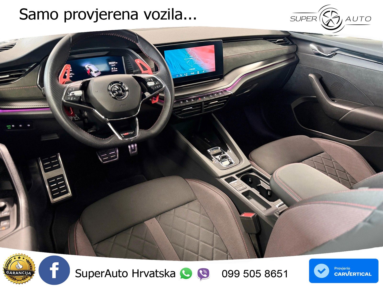 Škoda Octavia Combi RS 2.0 TSI (245 KS) DSG LED+GR SJED+ACC