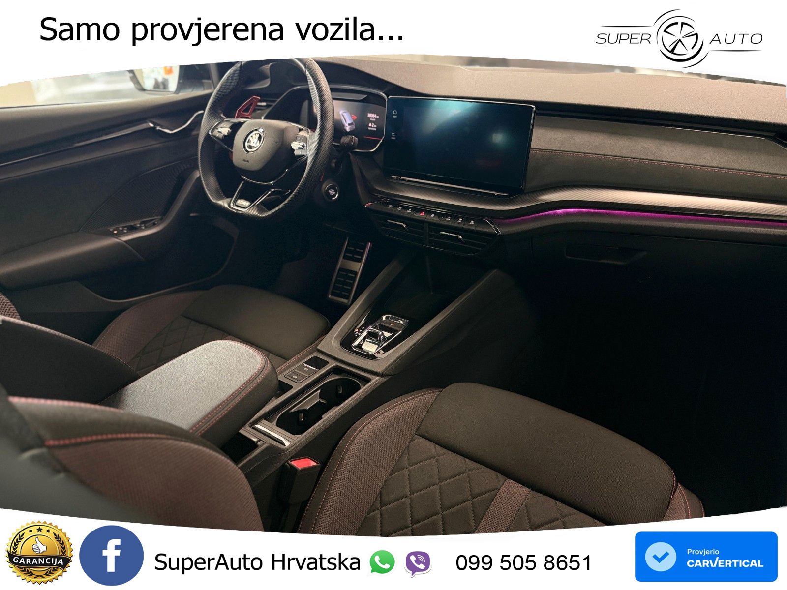 Škoda Octavia Combi RS 2.0 TSI (245 KS) DSG LED+GR SJED+ACC