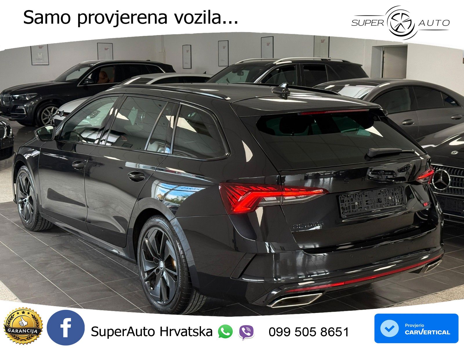 Škoda Octavia Combi RS 2.0 TSI (245 KS) DSG LED+GR SJED+ACC