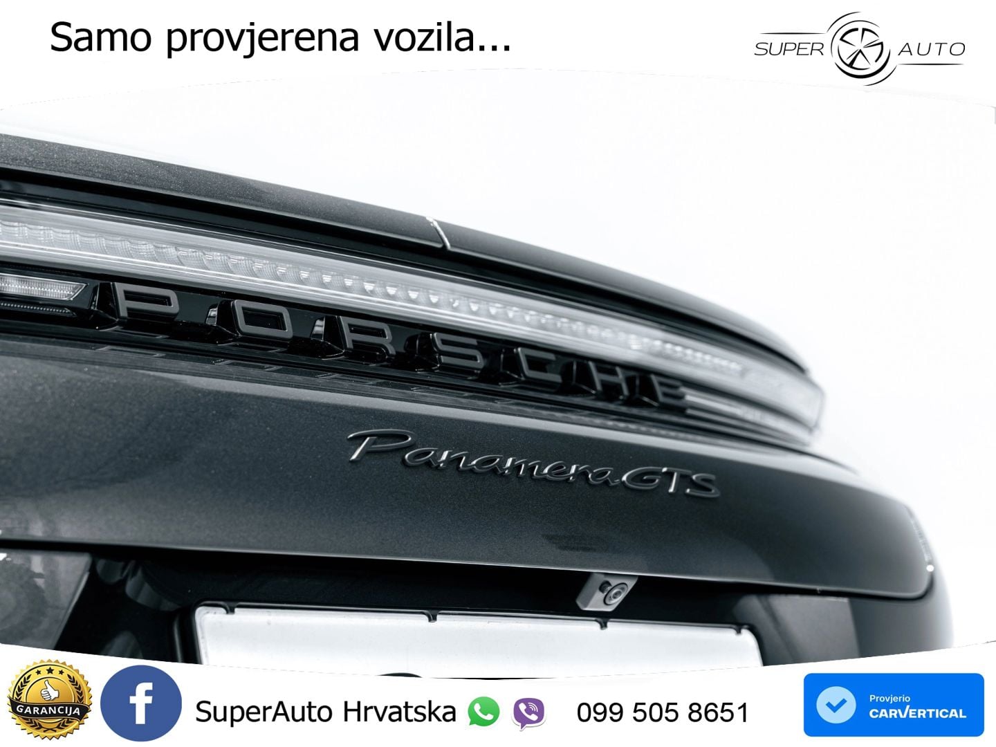 Porsche Panamera GTS 4.0 V8 (500 KS) PDK ZRAČNI+ACC+GR SJED+KAM+PANO