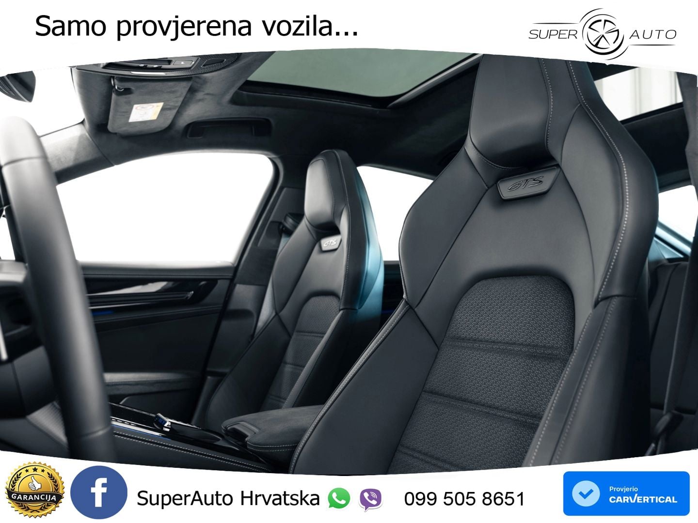 Porsche Panamera GTS 4.0 V8 (500 KS) PDK ZRAČNI+ACC+GR SJED+KAM+PANO