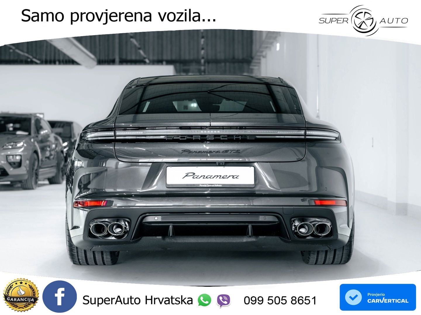 Porsche Panamera GTS 4.0 V8 (500 KS) PDK ZRAČNI+ACC+GR SJED+KAM+PANO