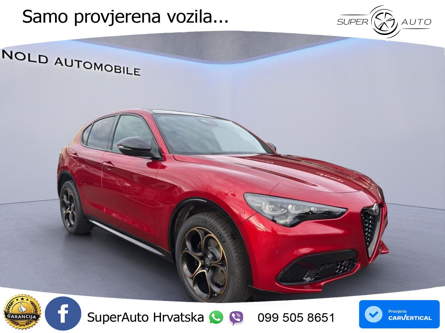 Alfa Romeo Stelvio 2.0 Turbo (280 KS) Q4 Automatic LED+GR SJED+ACC