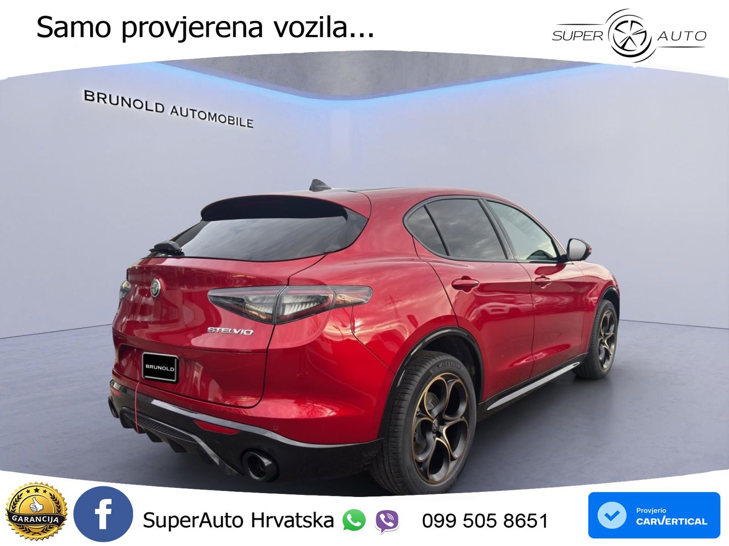 Alfa Romeo Stelvio 2.0 Turbo (280 KS) Q4 Automatic LED+GR SJED+ACC