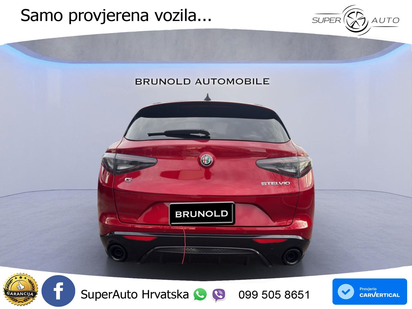 Alfa Romeo Stelvio 2.0 Turbo (280 KS) Q4 Automatic LED+GR SJED+ACC