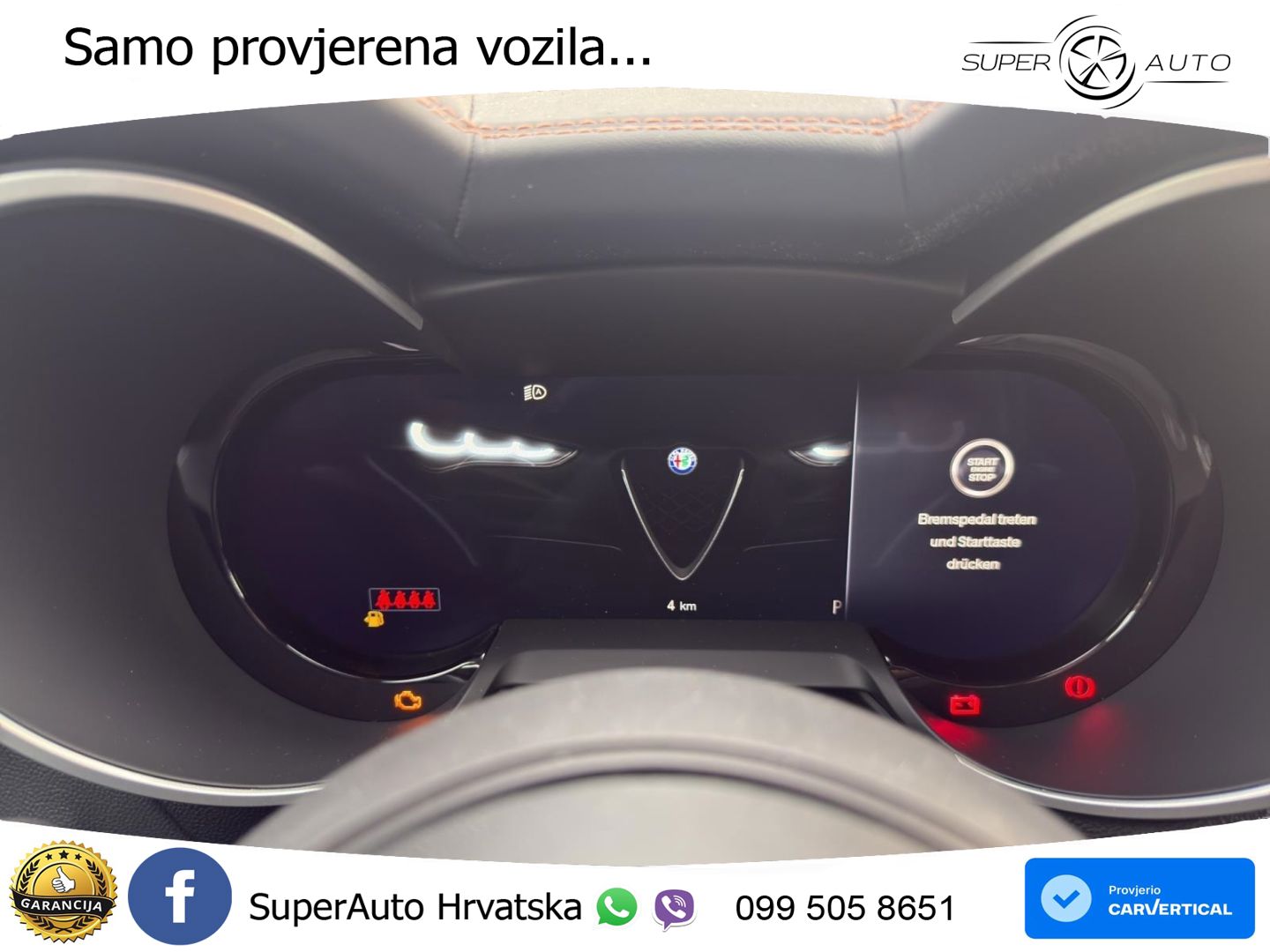 Alfa Romeo Stelvio 2.0 Turbo (280 KS) Q4 Automatic LED+GR SJED+ACC