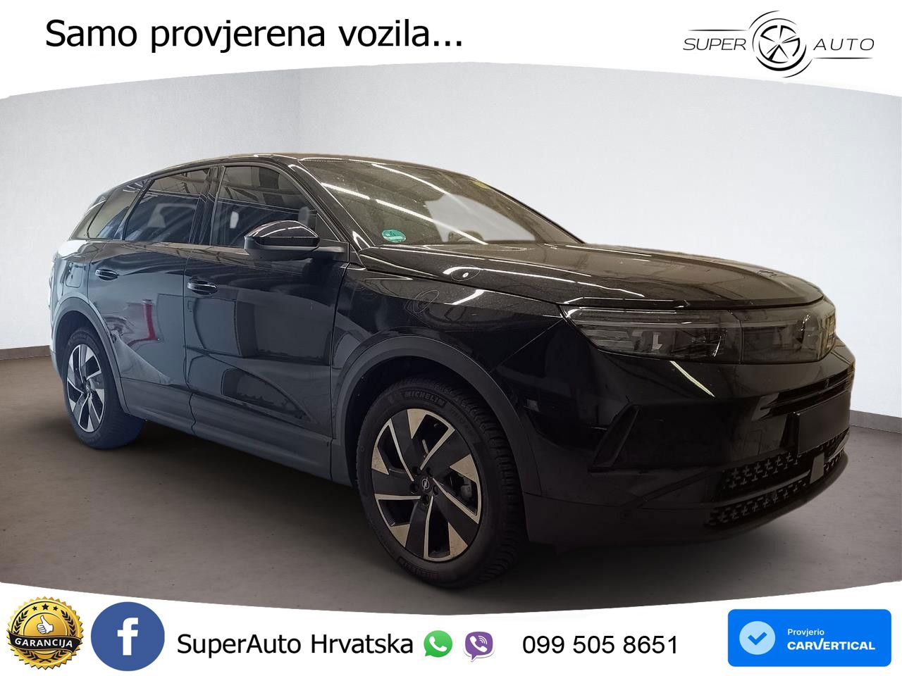 Opel Grandland 1.2 Turbo (145 KS) Hybrid eDCT GS LED+GR SJED+ACC