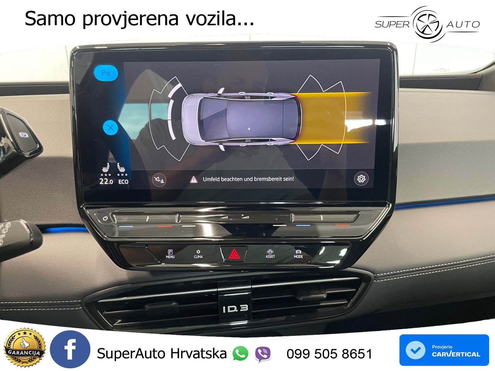 Volkswagen ID.3 Pro 62 kWh (204 KS) LED+GR SJED+ACC