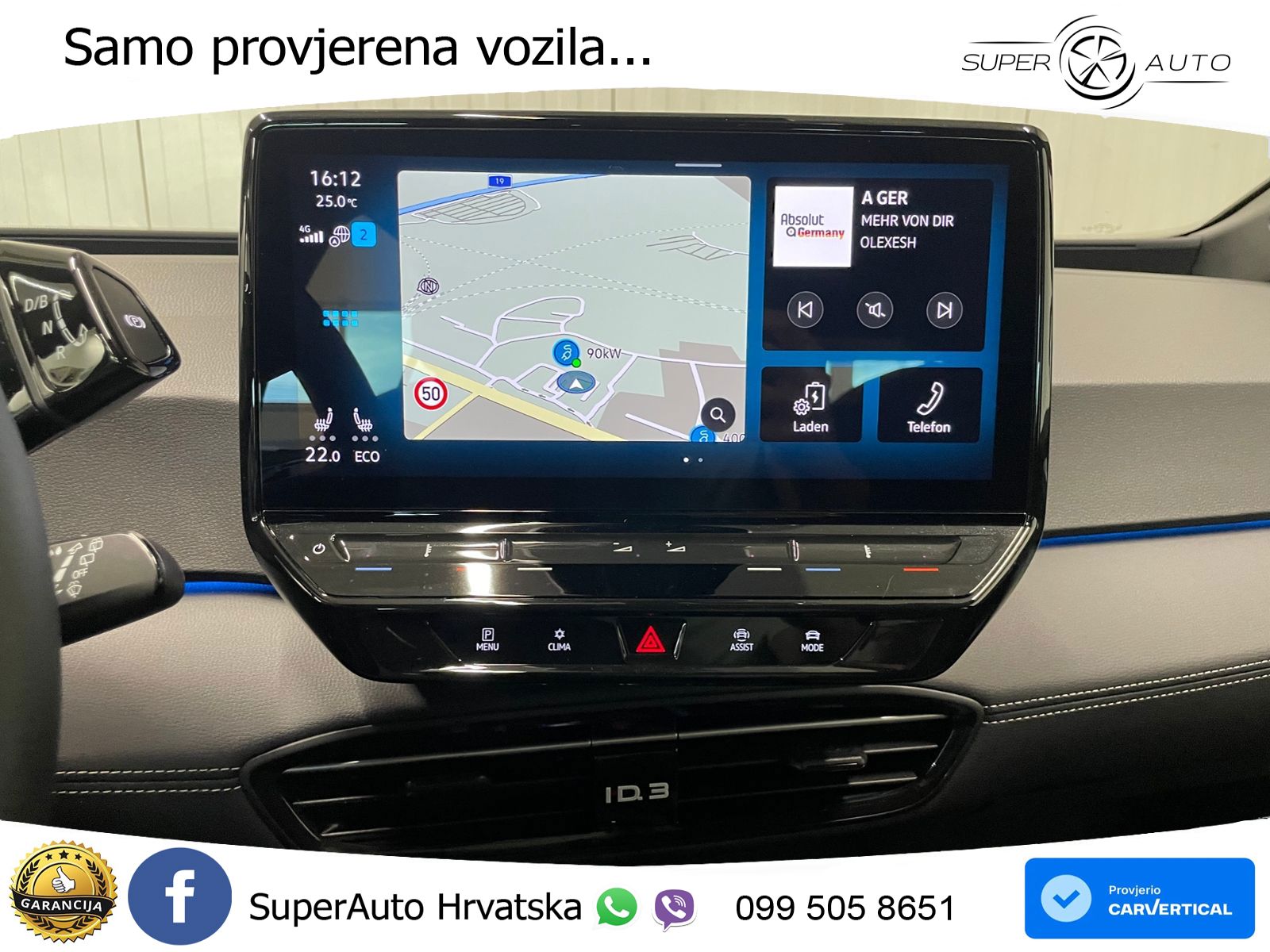 Volkswagen ID.3 Pro 62 kWh (204 KS) LED+GR SJED+ACC