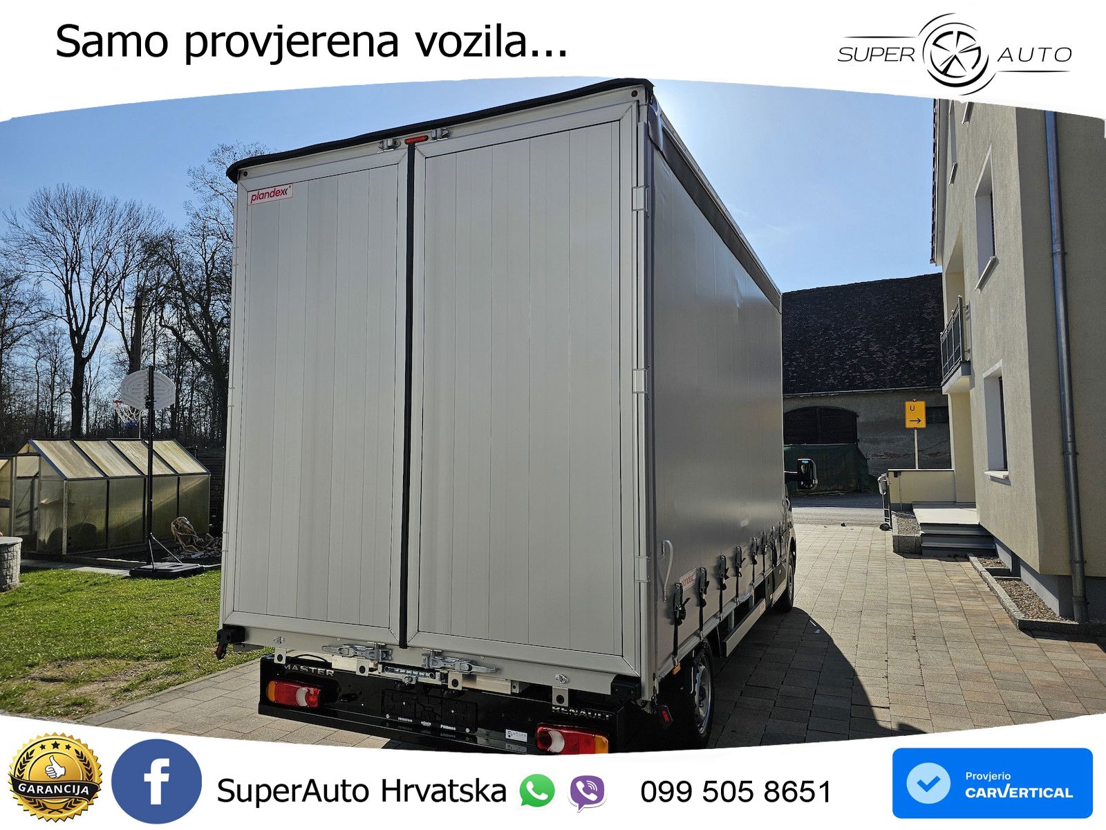 Renault Master 170 Automatik Pritsche Plane LED Kamera 170 KS