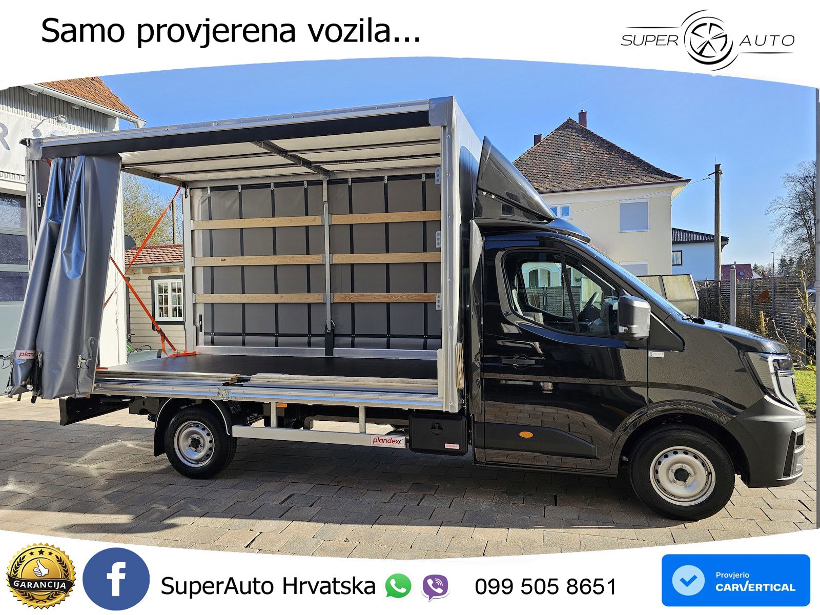 Renault Master 170 Automatik Pritsche Plane LED Kamera 170 KS
