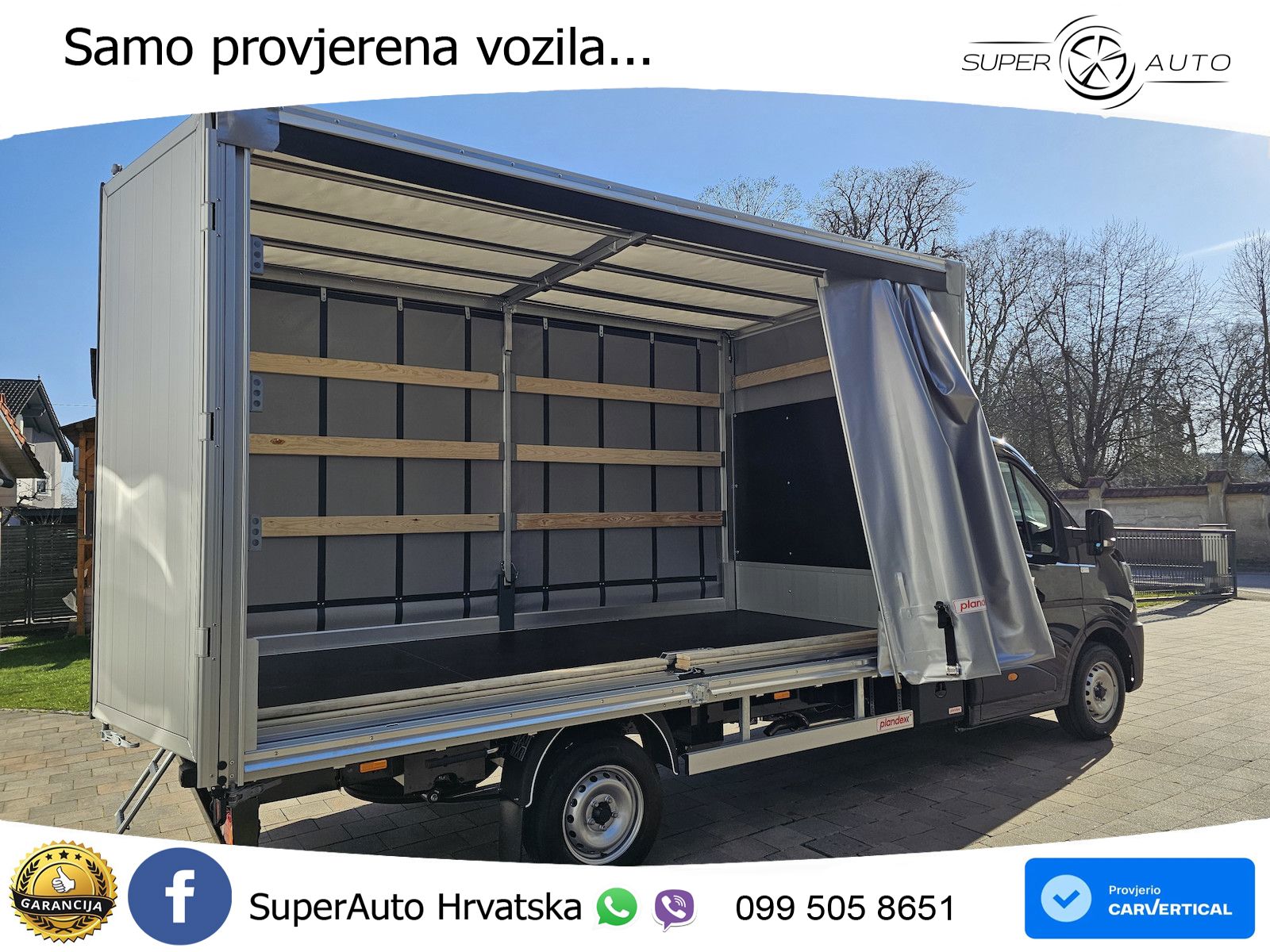 Renault Master 170 Automatik Pritsche Plane LED Kamera 170 KS