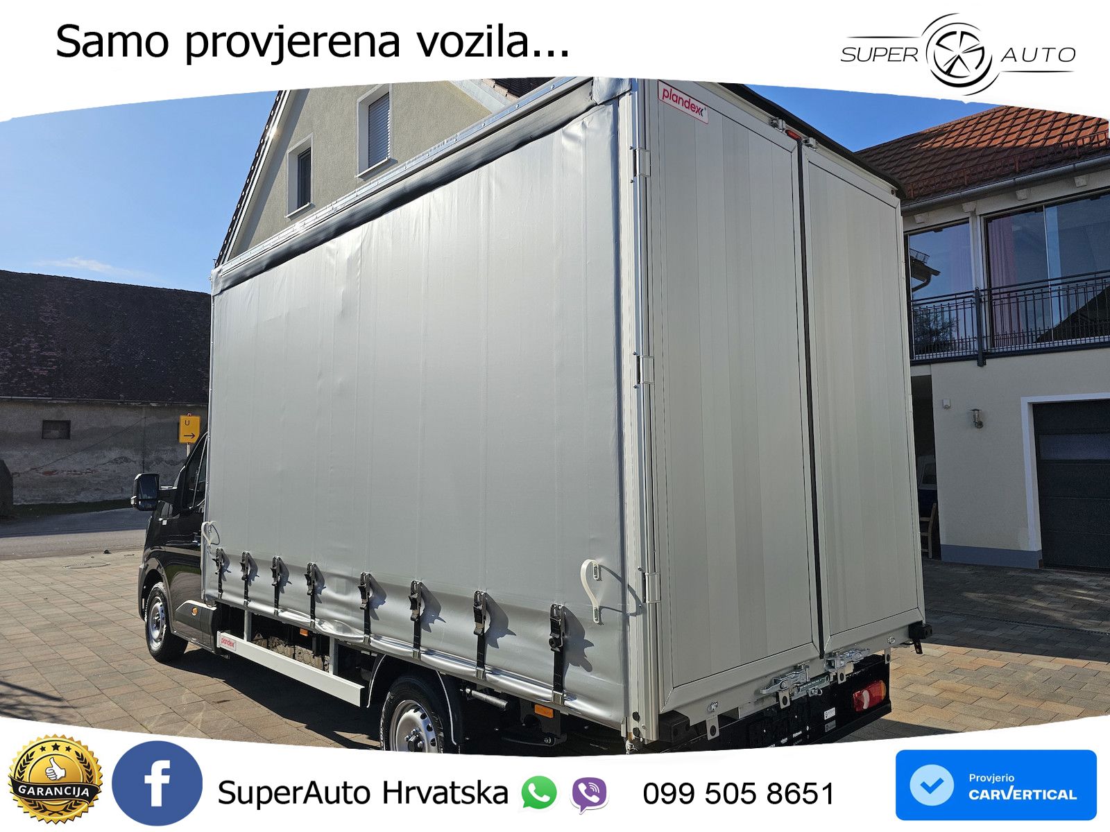 Renault Master 170 Automatik Pritsche Plane LED Kamera 170 KS