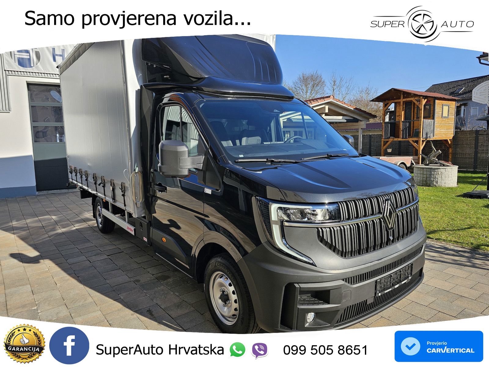 Renault Master 170 Automatik Pritsche Plane LED Kamera 170 KS