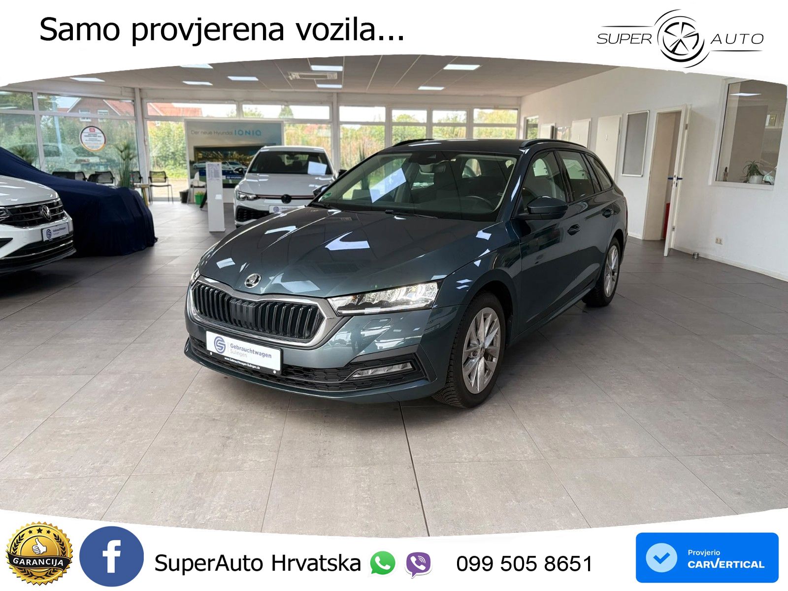 Škoda Octavia Combi 1.5 TSI (150 KS) LED+GR SJED+ACC