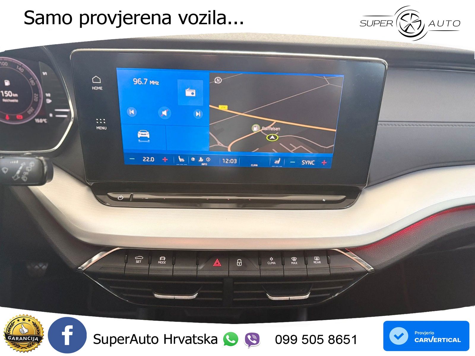Škoda Octavia Combi 1.5 TSI (150 KS) LED+GR SJED+ACC
