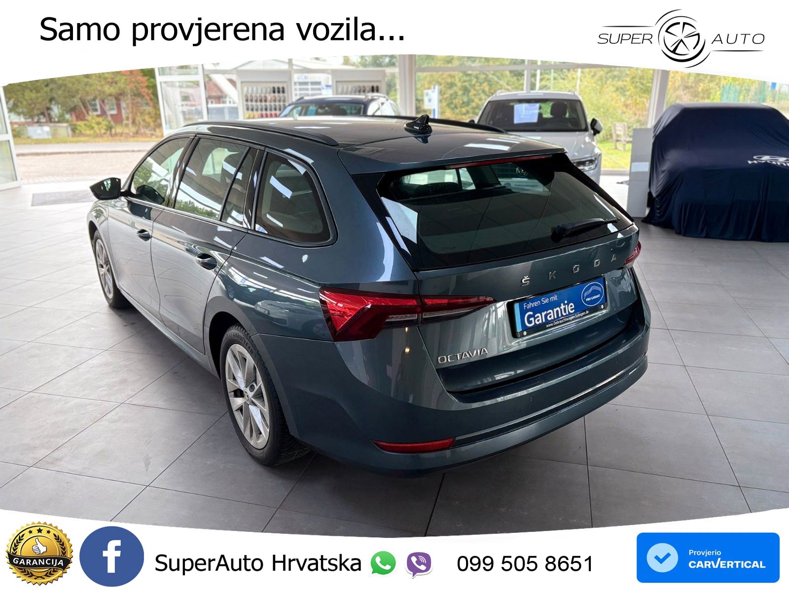Škoda Octavia Combi 1.5 TSI (150 KS) LED+GR SJED+ACC