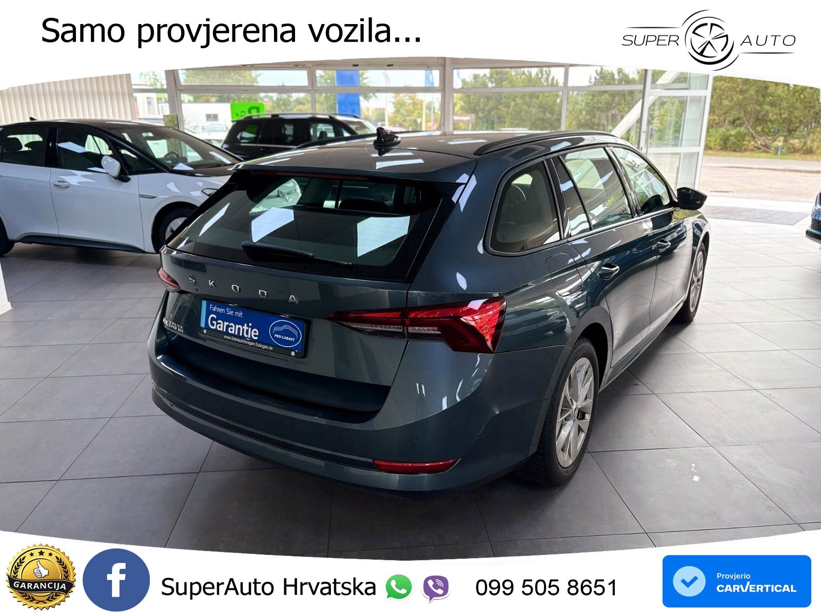 Škoda Octavia Combi 1.5 TSI (150 KS) LED+GR SJED+ACC