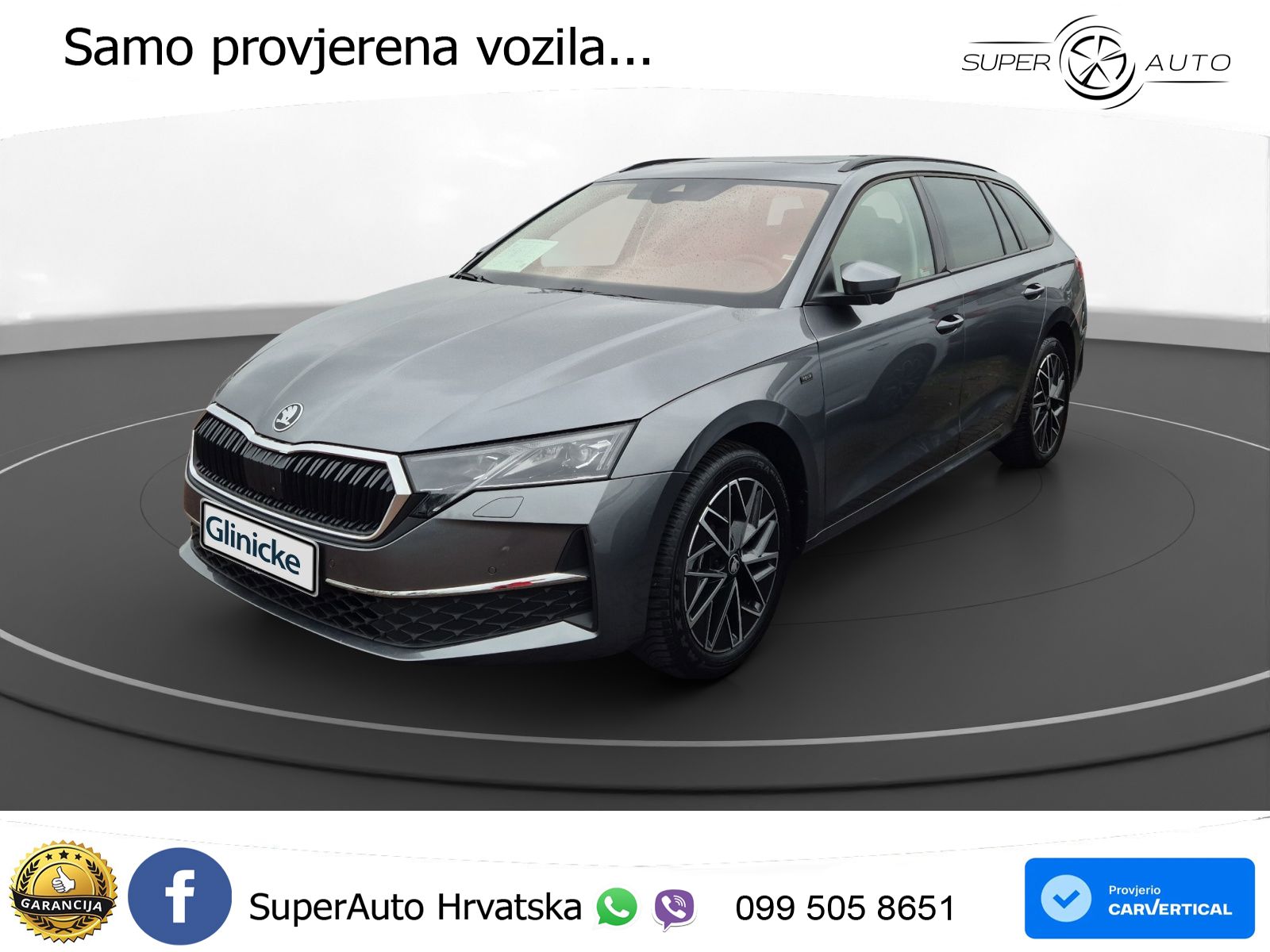 Škoda Octavia Combi 2.0 TDI (150 KS) DSG LED+GR SJED+ACC