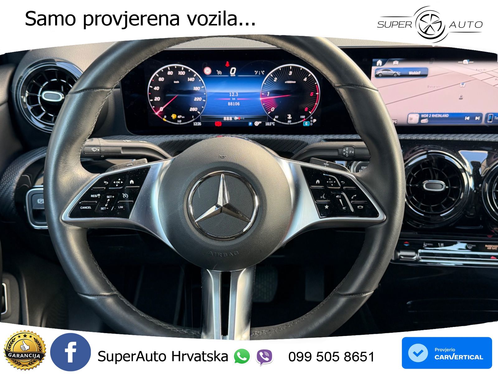 Mercedes-Benz A 180d 8G-DCT LED+GR SJED+ACC