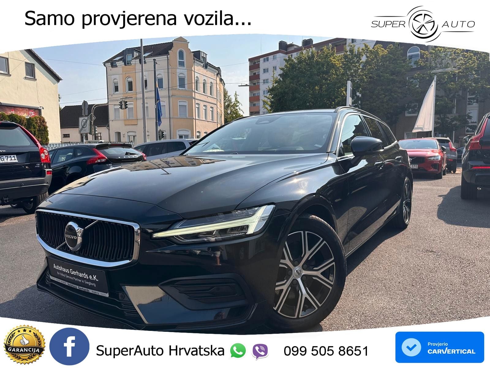 Volvo V60 2.0 B4 Diesel Geartronic LED+GR SJED+ACC