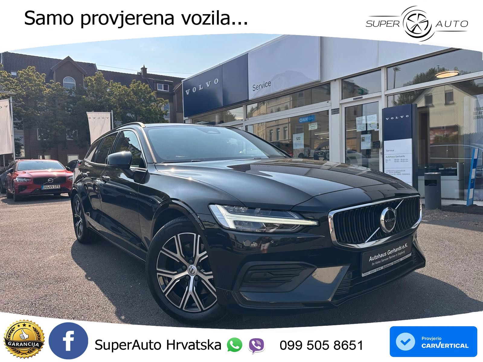 Volvo V60 2.0 B4 Diesel Geartronic LED+GR SJED+ACC