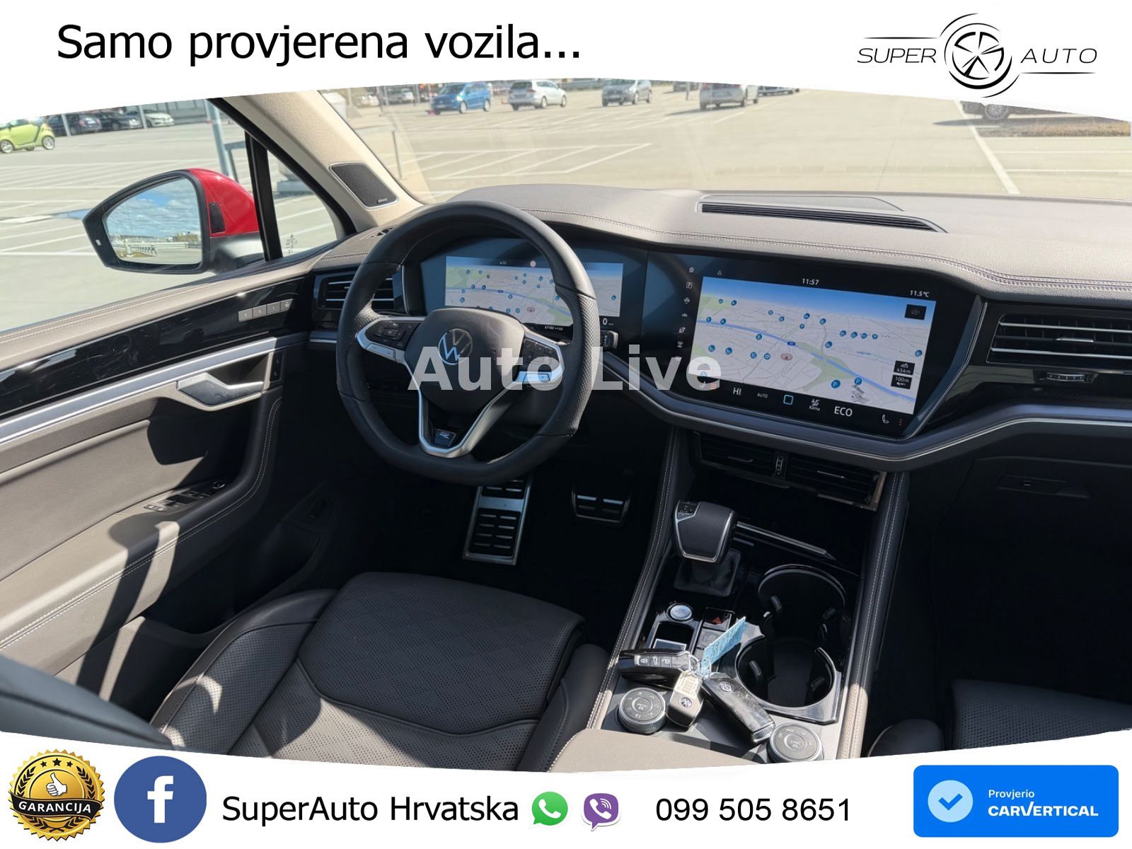 Volkswagen Touareg 3.0 V6 TDI (286 KS) 4MOTION Tiptronic ACC+HEAD+4xGR SJED+360+PANO