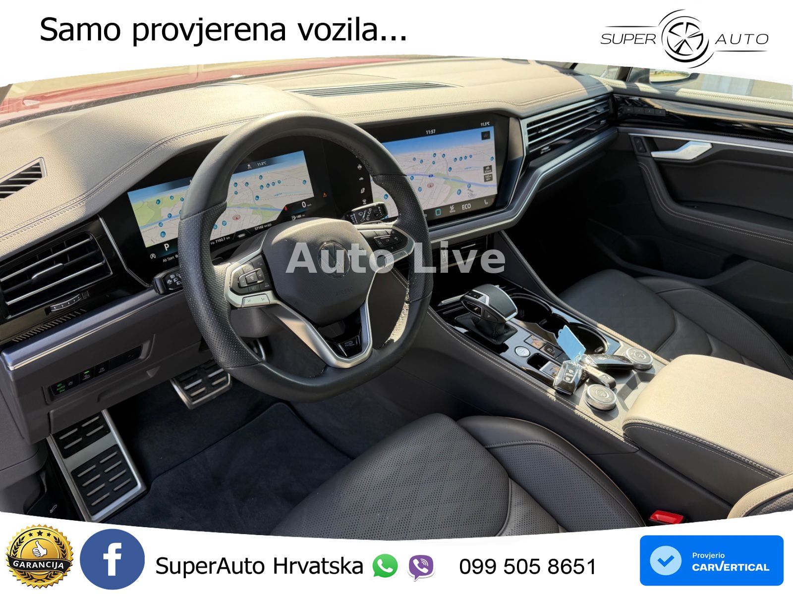 Volkswagen Touareg 3.0 V6 TDI (286 KS) 4MOTION Tiptronic ACC+HEAD+4xGR SJED+360+PANO