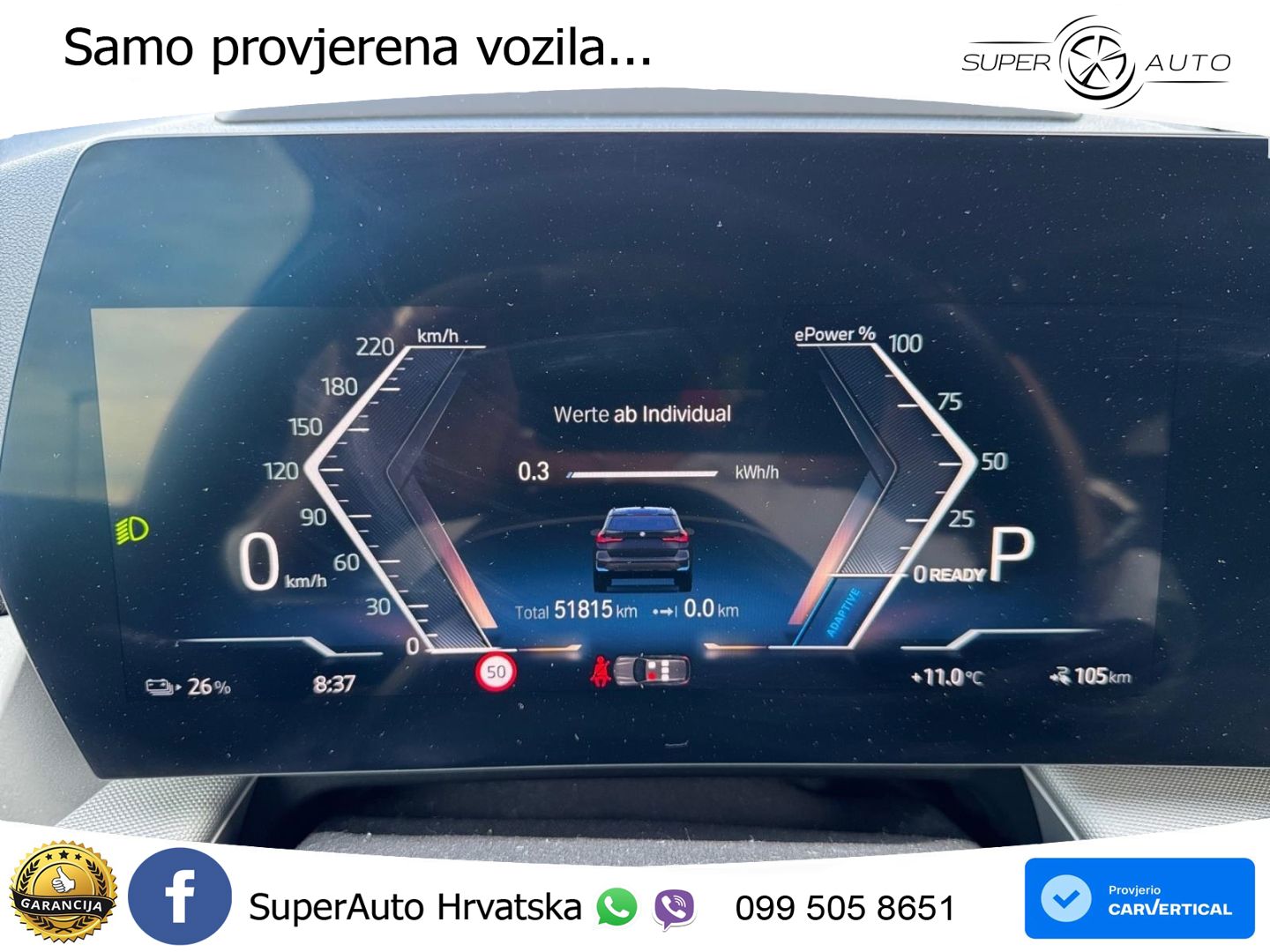 BMW iX1 68 kWh (313 KS) xDrive30 LED+GR SJED+ACC