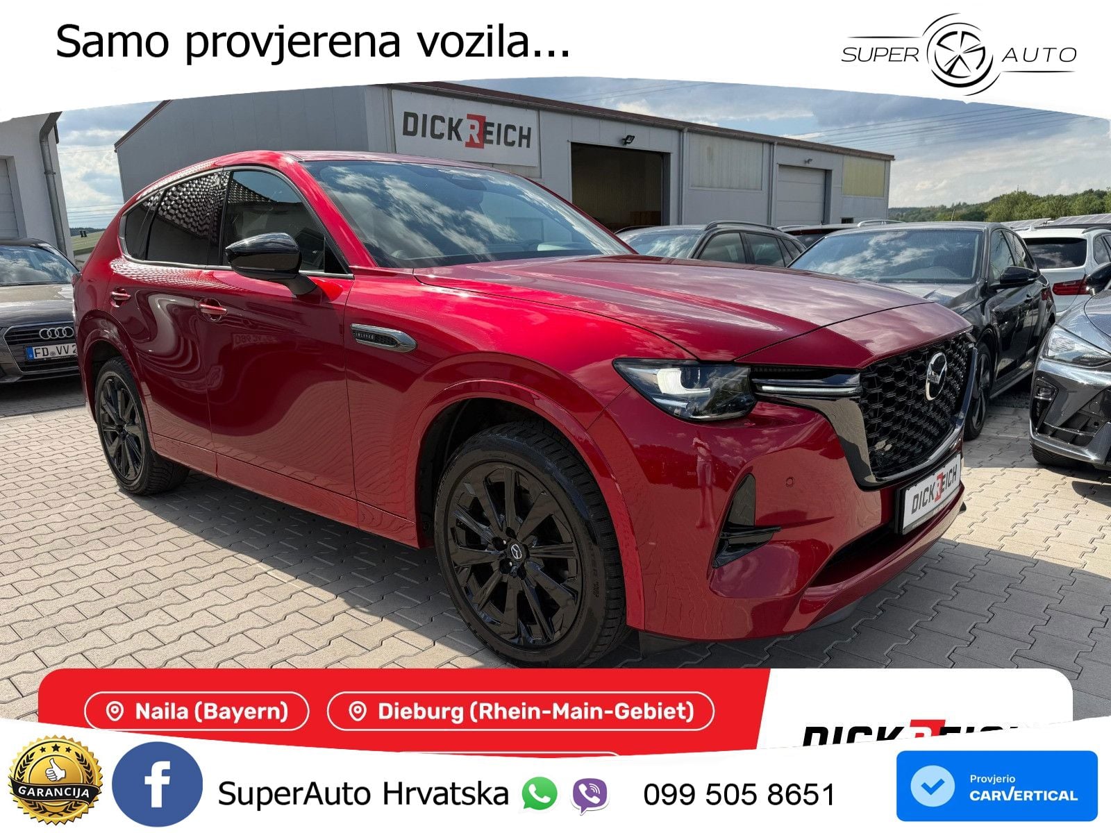 Mazda CX-60 3.3 e-Skyactiv D (254 KS) AWD Automatic ACC+HEAD+4xGR SJED+360+PANO