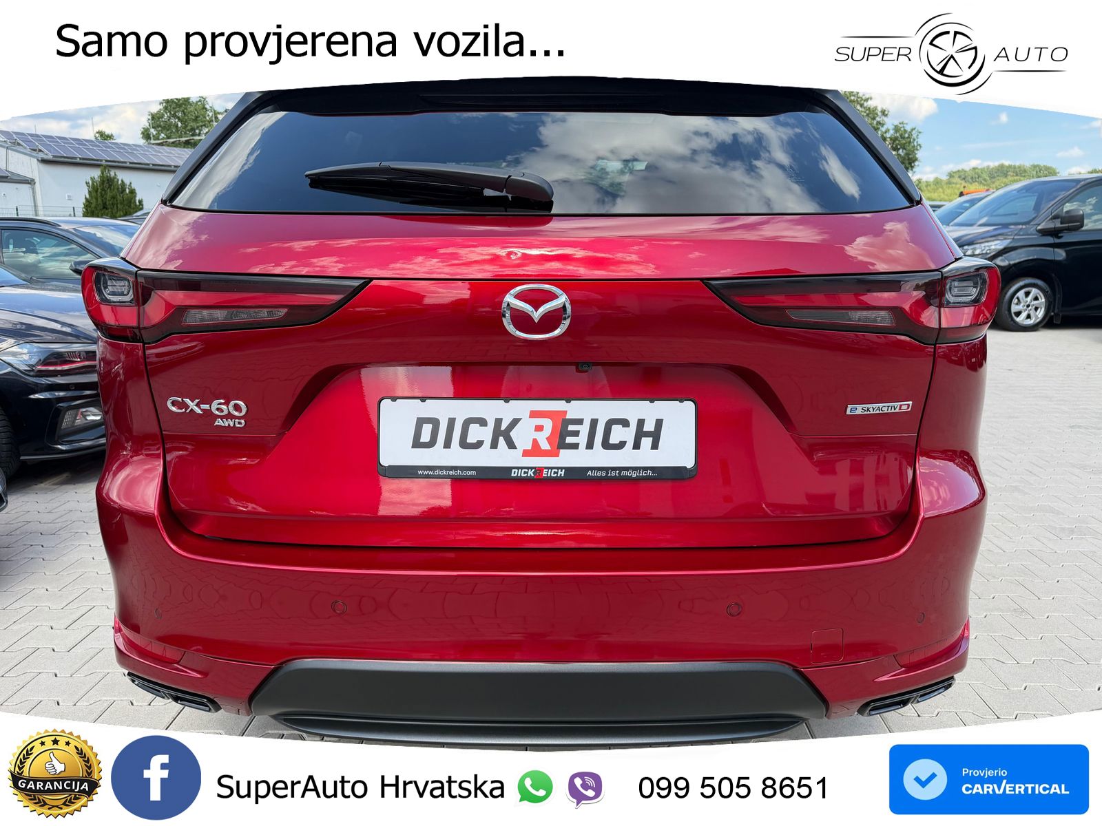 Mazda CX-60 3.3 e-Skyactiv D (254 KS) AWD Automatic ACC+HEAD+4xGR SJED+360+PANO