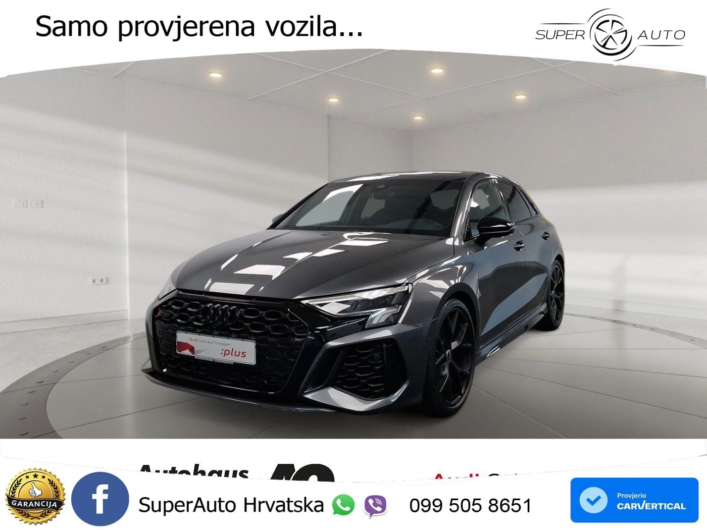 Audi RS3 Sedan 2.5 TFSI (400 KS) quattro S tronic LED+GR SJED+ACC