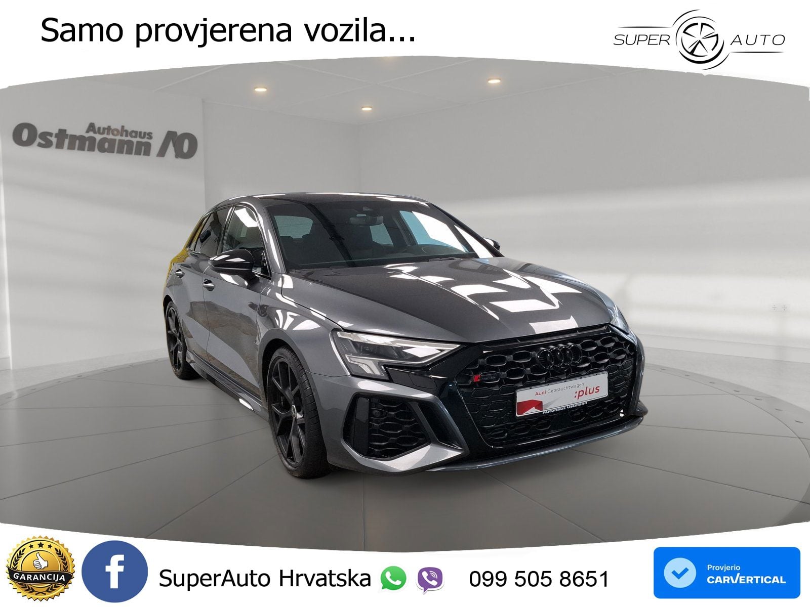 Audi RS3 Sedan 2.5 TFSI (400 KS) quattro S tronic LED+GR SJED+ACC