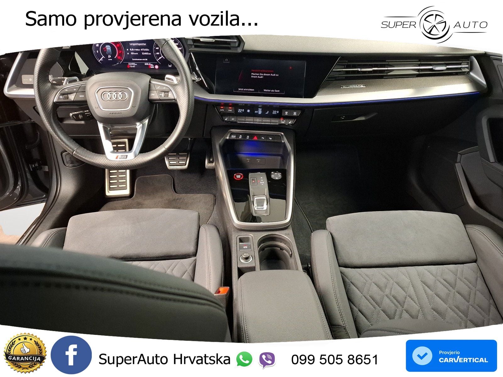 Audi RS3 Sedan 2.5 TFSI (400 KS) quattro S tronic LED+GR SJED+ACC