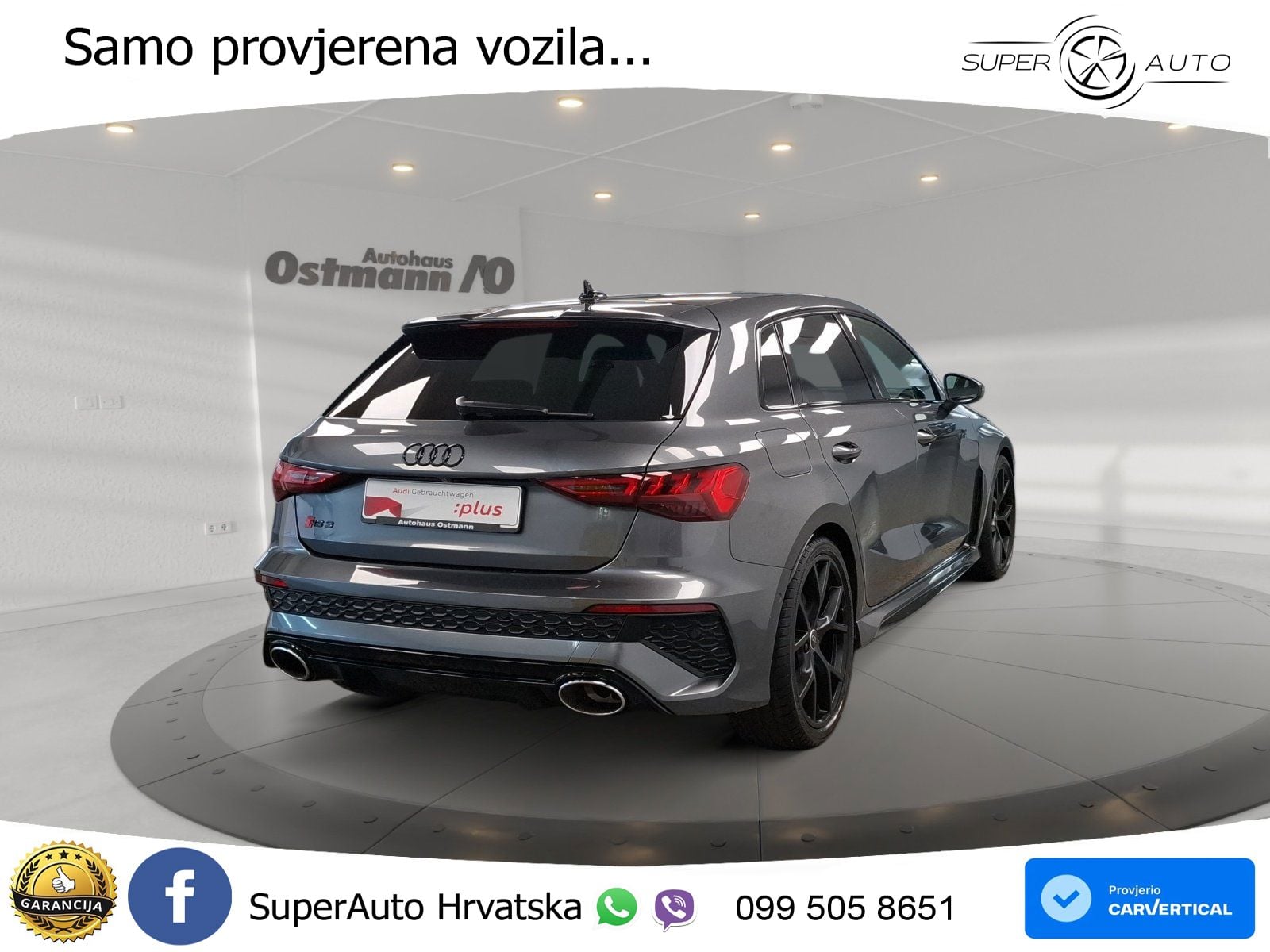 Audi RS3 Sedan 2.5 TFSI (400 KS) quattro S tronic LED+GR SJED+ACC