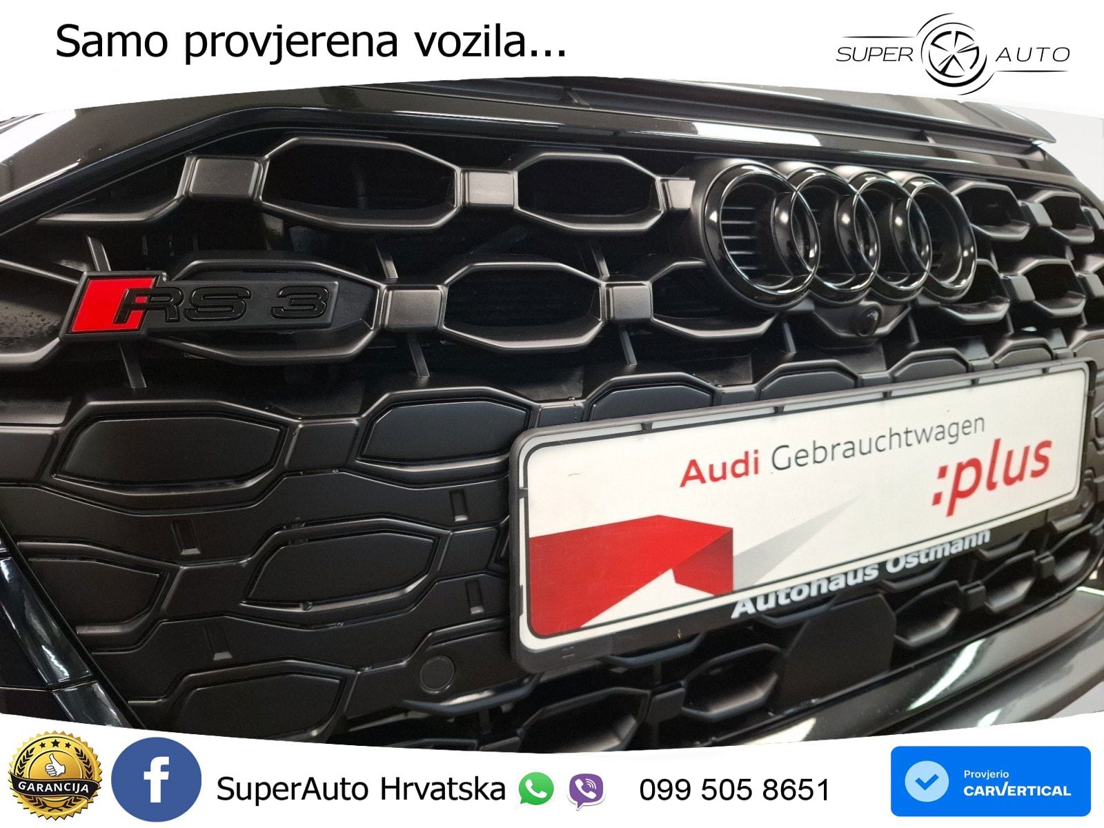 Audi RS3 Sedan 2.5 TFSI (400 KS) quattro S tronic LED+GR SJED+ACC