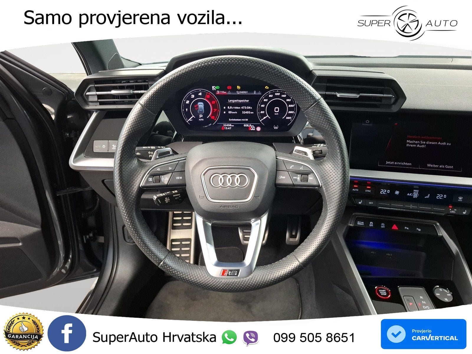 Audi RS3 Sedan 2.5 TFSI (400 KS) quattro S tronic LED+GR SJED+ACC