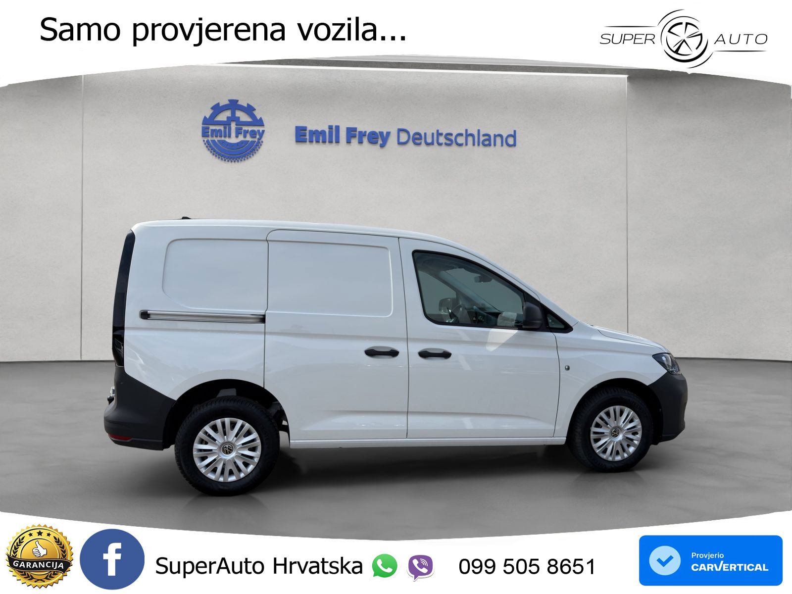 Volkswagen Caddy NFZ Caddy Cargo Motor: 2,0 l TDI EU6 SCR 7 102 KS