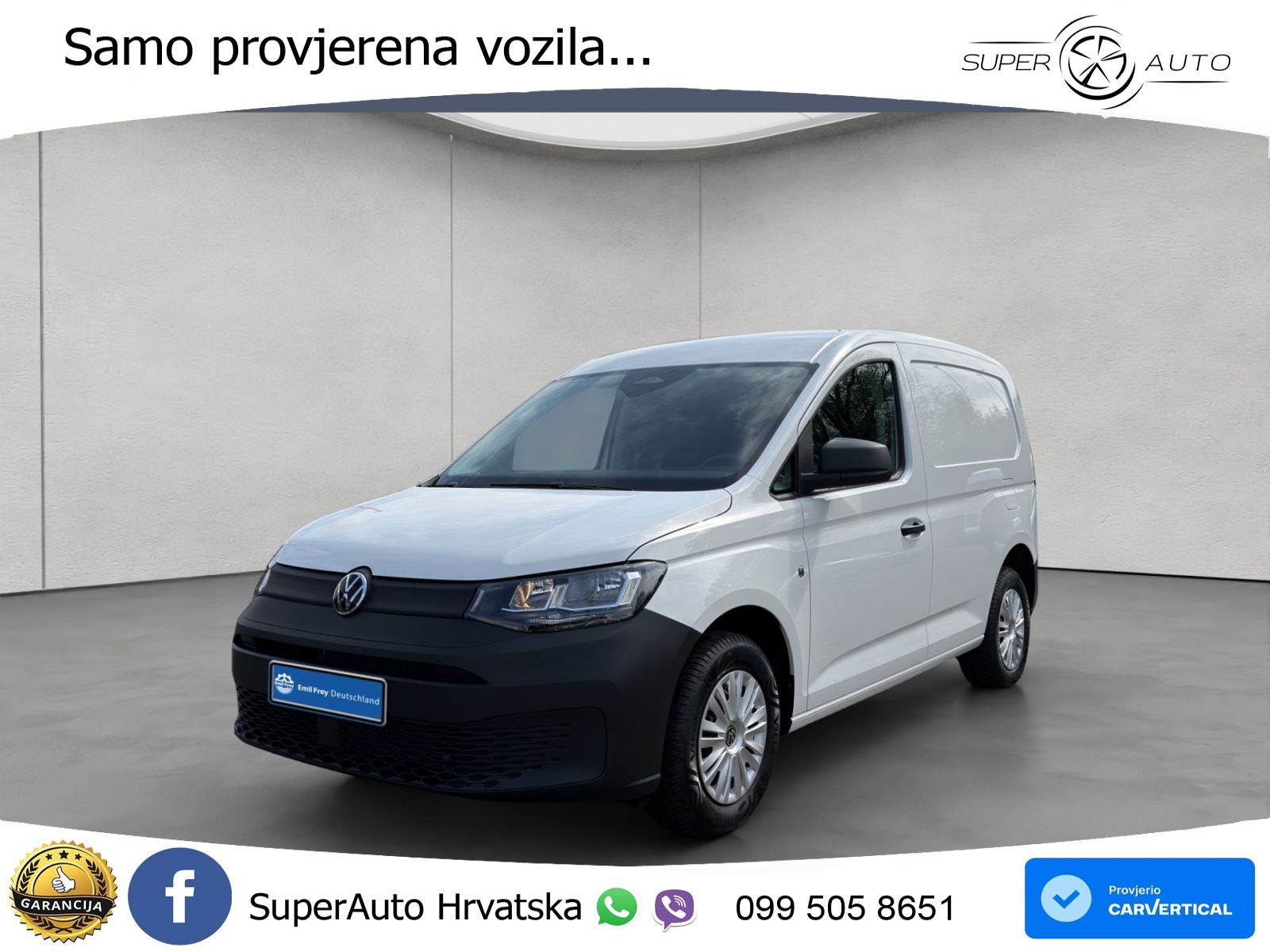 Volkswagen Caddy NFZ Caddy Cargo Motor: 2,0 l TDI EU6 SCR 7 102 KS