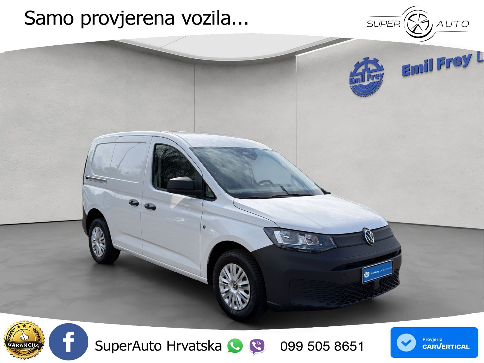 Volkswagen Caddy NFZ Caddy Cargo Motor: 2,0 l TDI EU6 SCR 7 102 KS