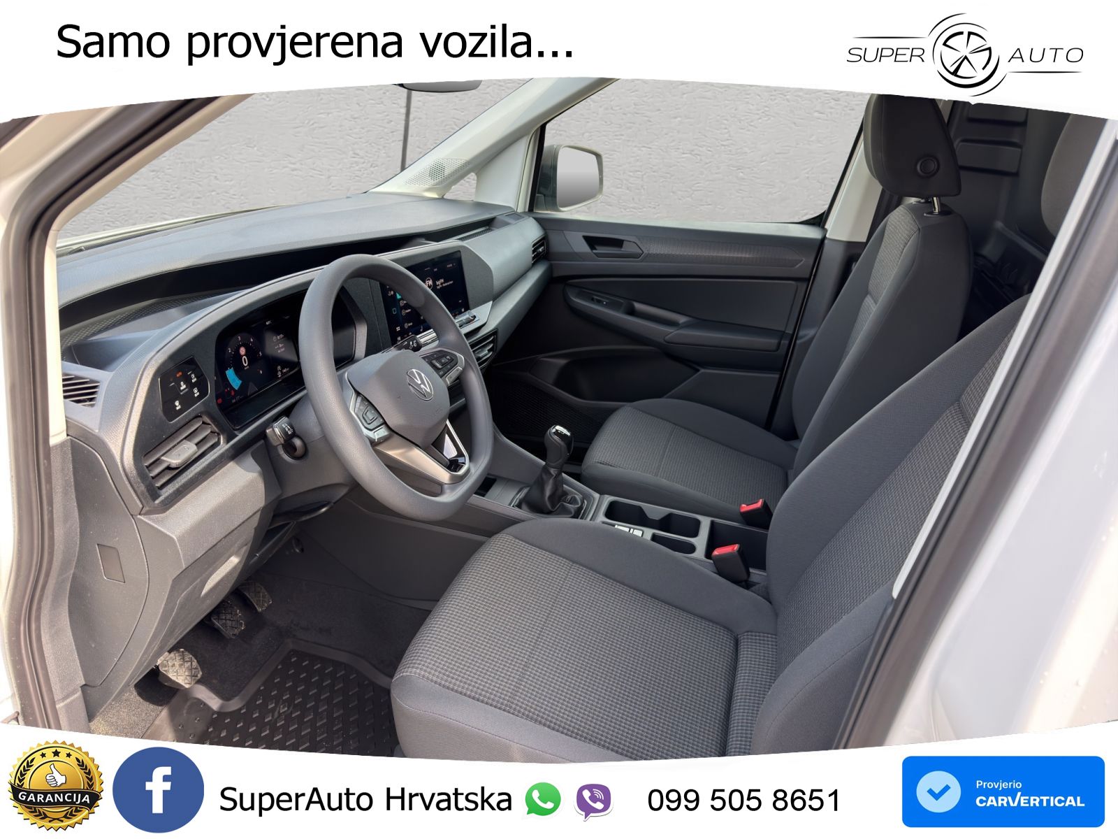 Volkswagen Caddy NFZ Caddy Cargo Motor: 2,0 l TDI EU6 SCR 7 102 KS