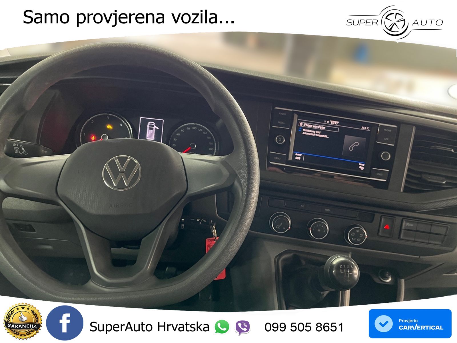 Volkswagen Transporter Kasten Klima Rückfahrkamera AHK 110 KS