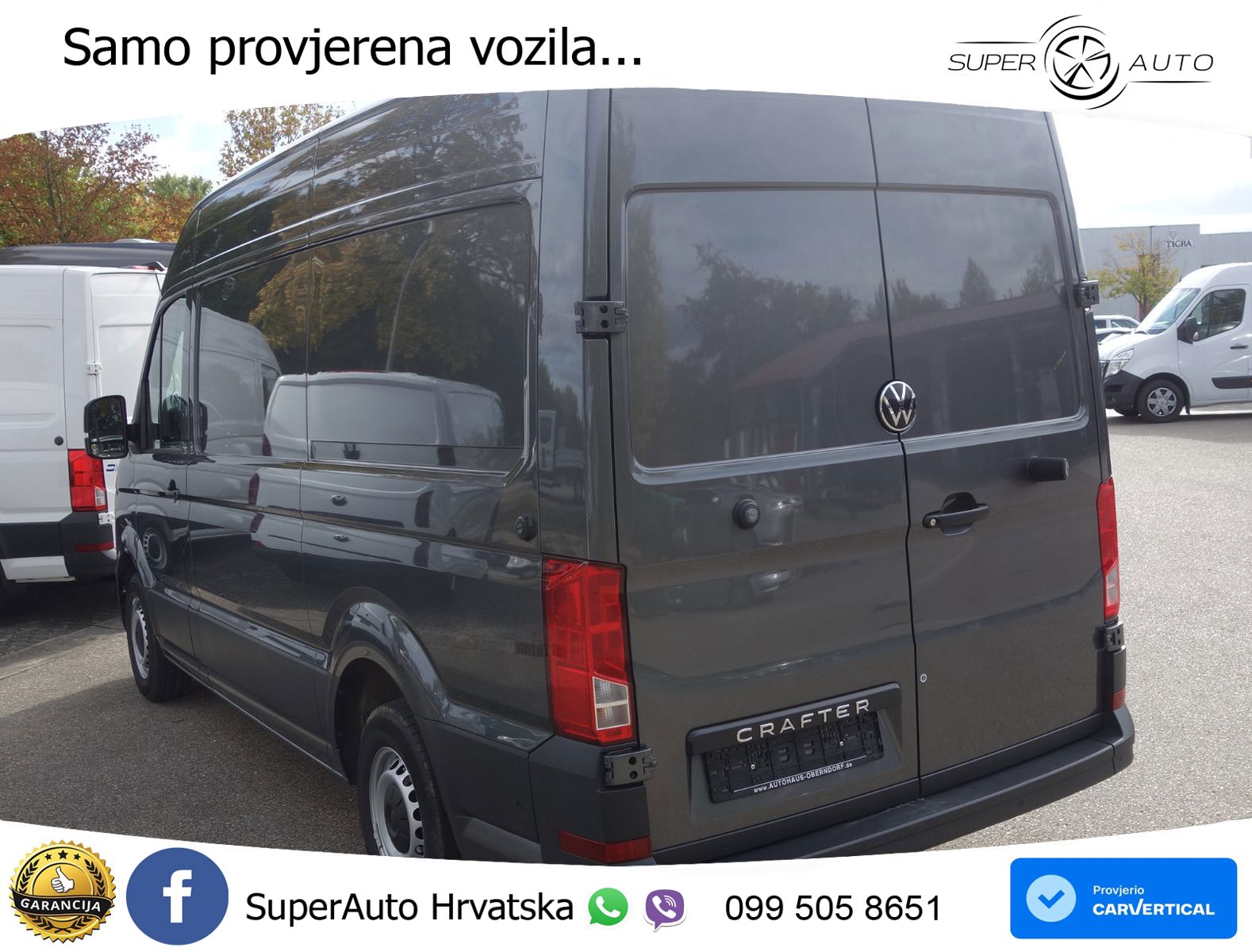 Volkswagen VW Crafter 35 MR L3H3 AHK Holz 5 Jahre Garantie 140 KS