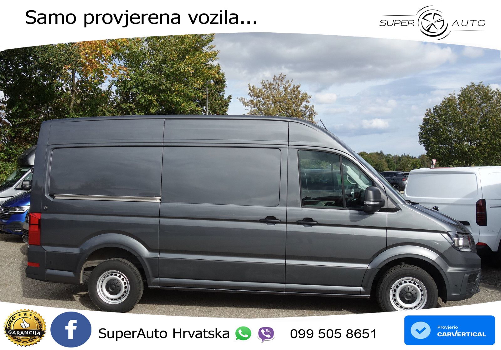 Volkswagen VW Crafter 35 MR L3H3 AHK Holz 5 Jahre Garantie 140 KS