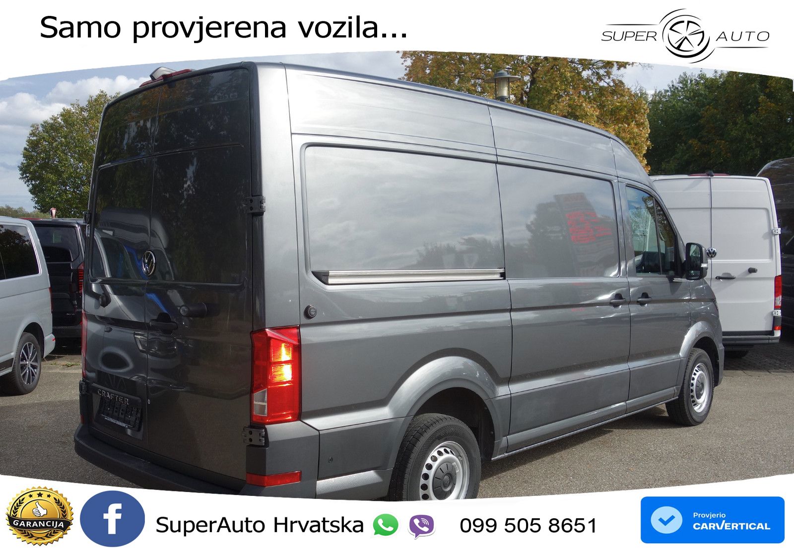 Volkswagen VW Crafter 35 MR L3H3 AHK Holz 5 Jahre Garantie 140 KS