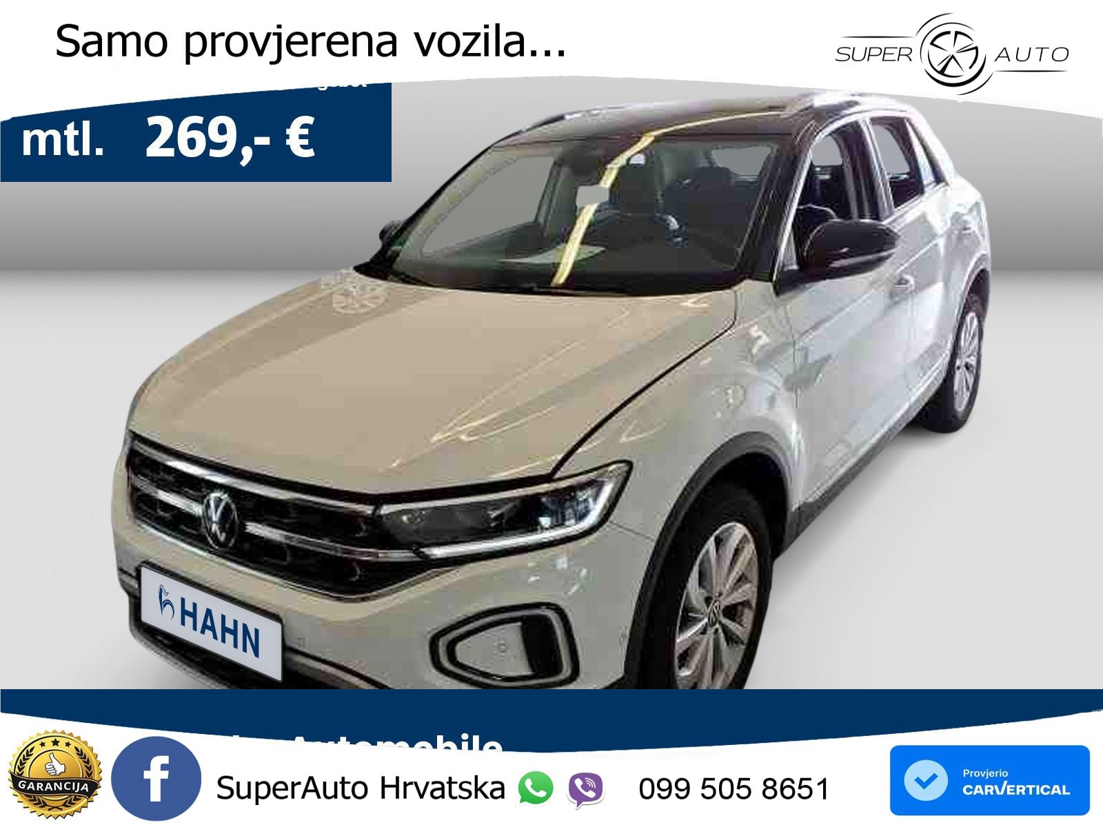 Volkswagen T-Roc 1.5 TSI (150 KS) DSG LED+GR SJED+ACC