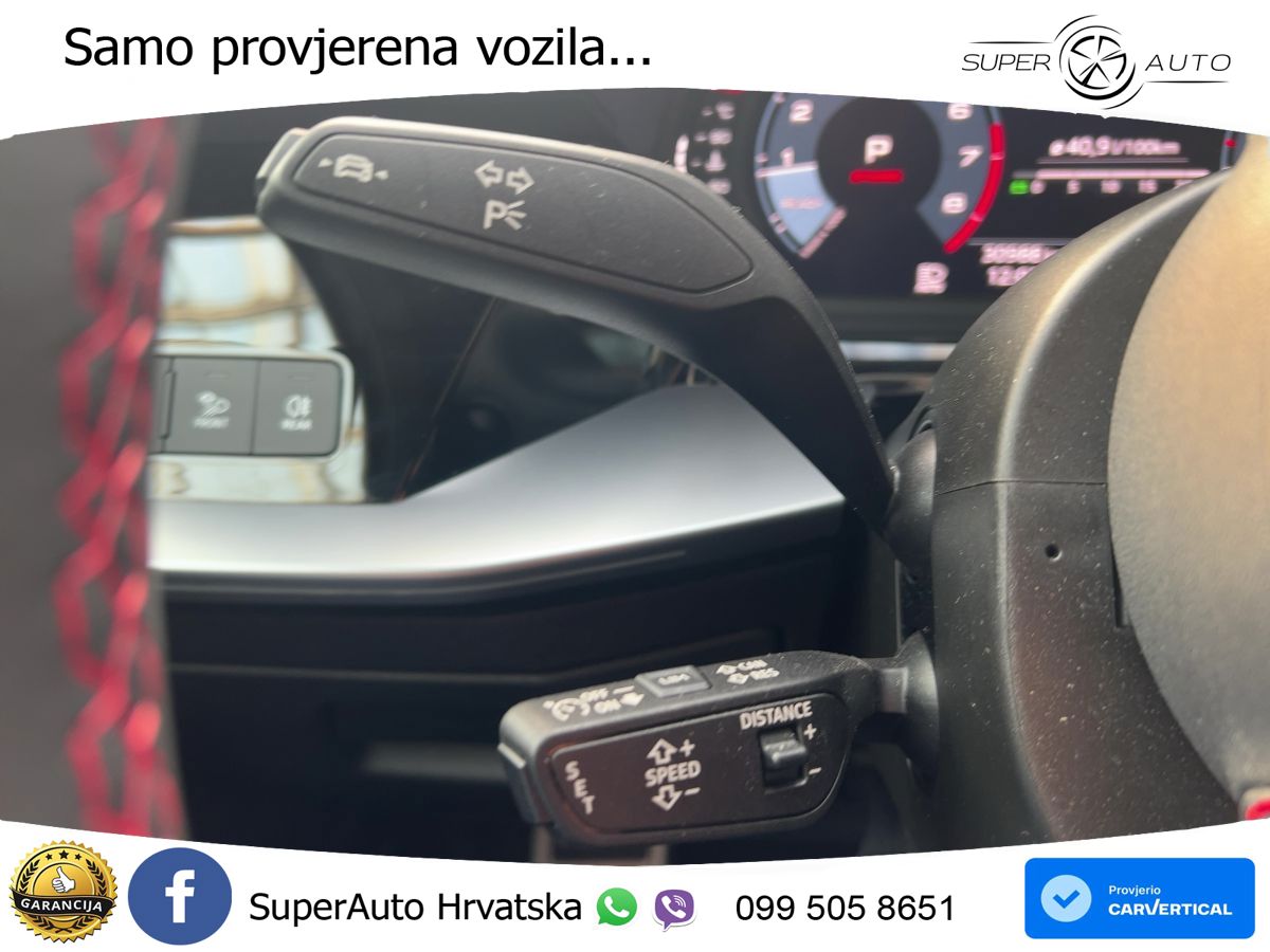 Audi S3 2.0 TFSI (310 KS) quattro S tronic MATRIX+GR SJED+KAM