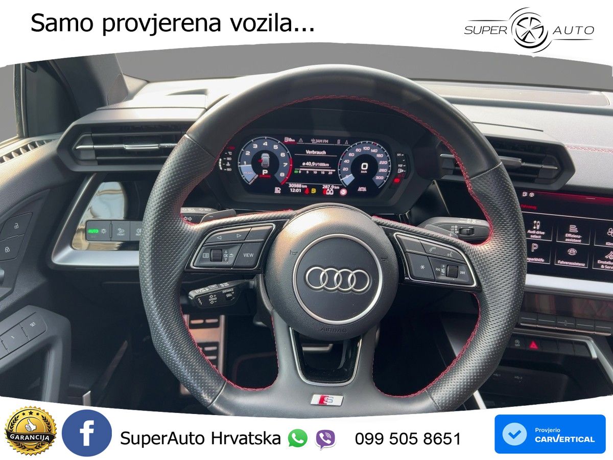 Audi S3 2.0 TFSI (310 KS) quattro S tronic MATRIX+GR SJED+KAM