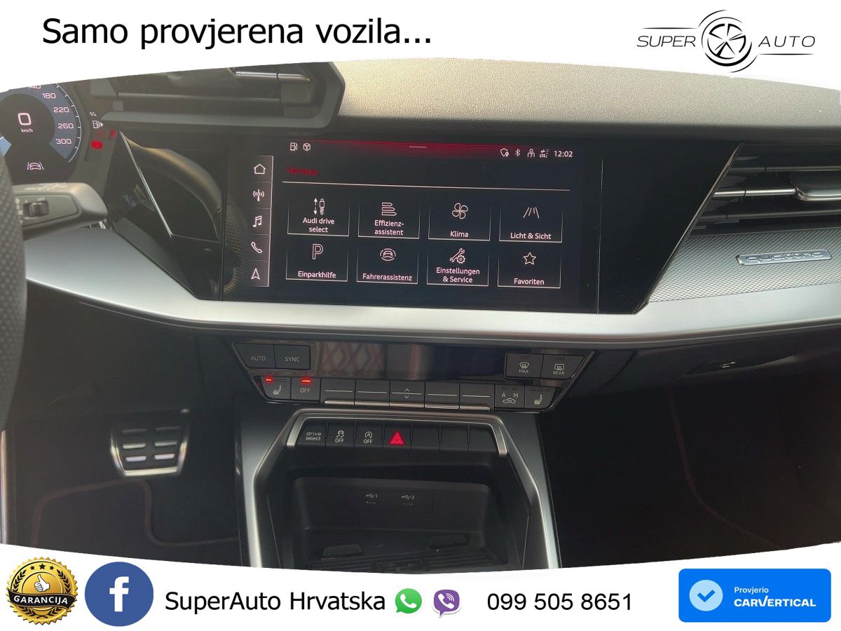 Audi S3 2.0 TFSI (310 KS) quattro S tronic MATRIX+GR SJED+KAM